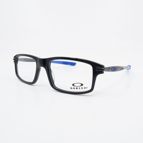 Oakley OX1100 0351 51mm Satin Black/Royal Blue New Rectangular Eyeglasses. - Picture 4 of 8